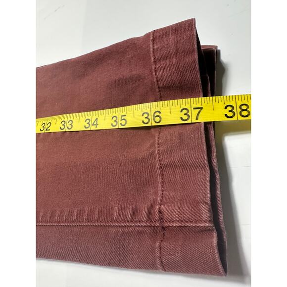 Duluth Trading Women's Stretch Pants Brick Red Size 8x29 - Picture 10 of 11